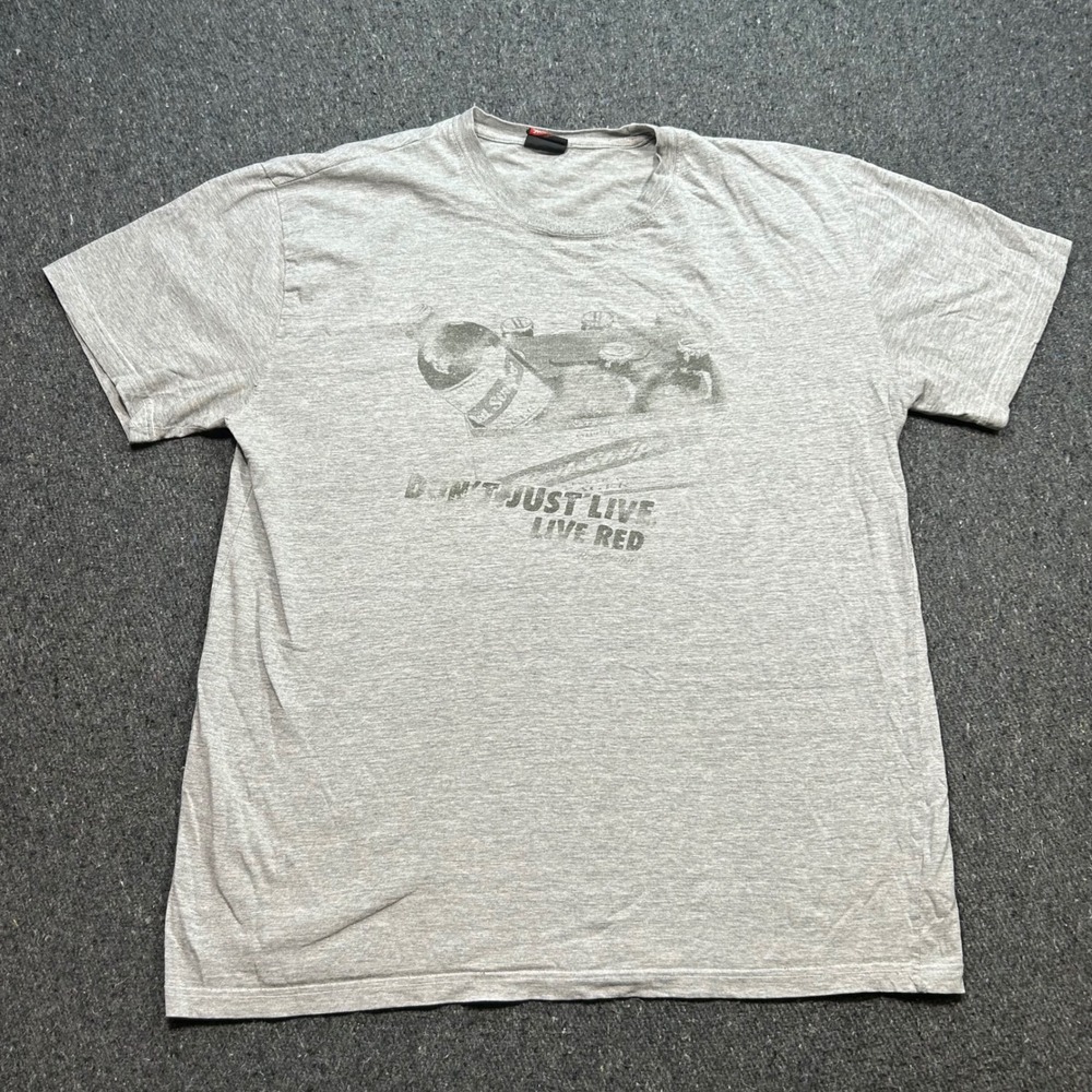 Red Stripe TShirt Sz 2XL Mens Gray Brewed In Jamaica Beer Graphic Streetwear Tee